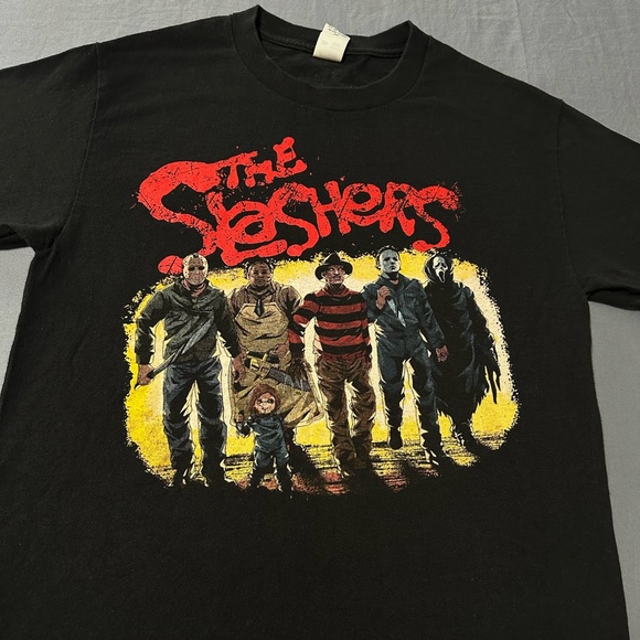 The Slashers Horror Movie T-Shirt - Picture 2 of 5